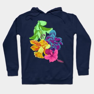 Octopus Flower Garden Hoodie